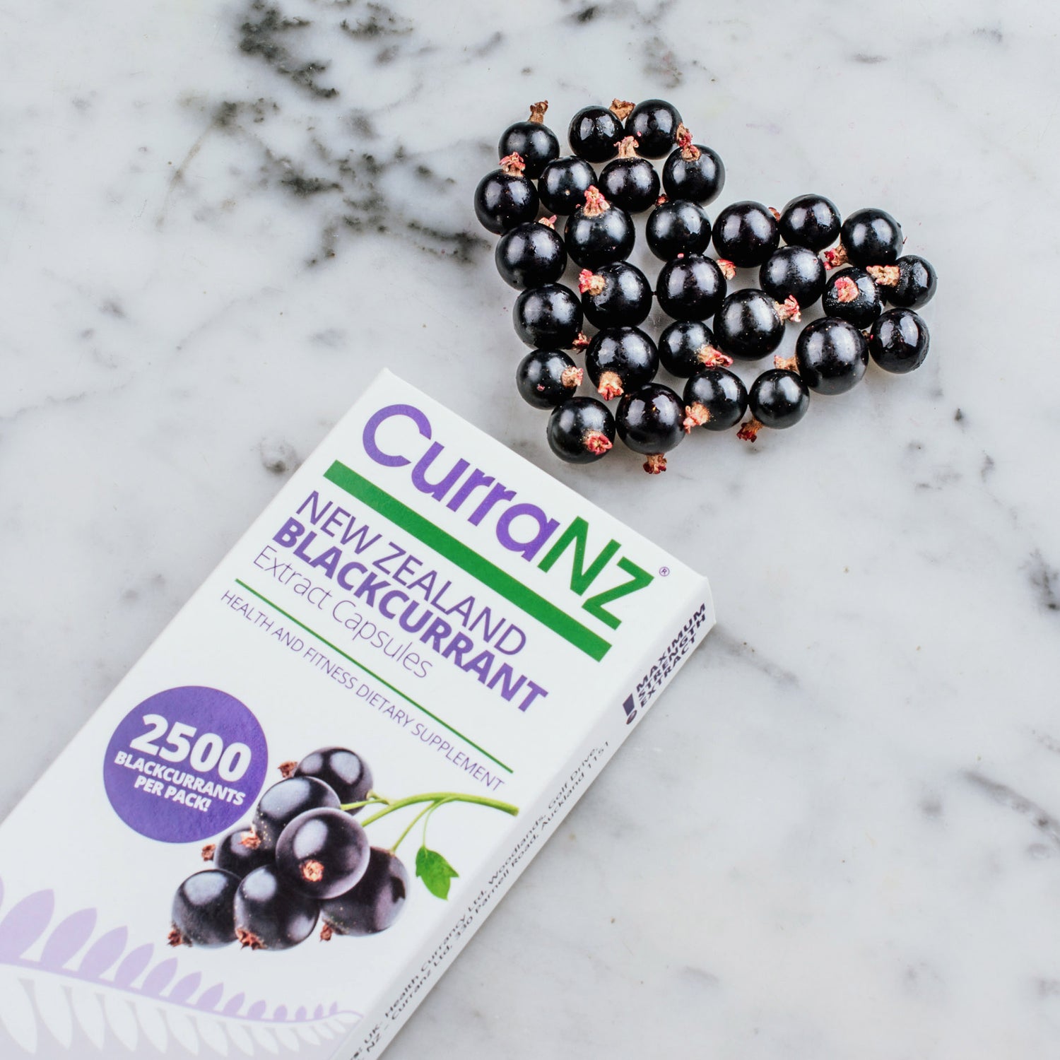 CurraNZ® Supplements with 100% natural New Zealand blackcurrants